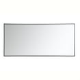 thumbnail image 5 of Metal frame rectangle mirror 30 inch in Black, 5 of 5