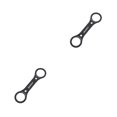 thumbnail image 1 of Wweixi Bike Bottom Brackets Wrench High Hardness Lightweight Spanner Repair Tools Remover Central Chainset Disassembly Tool Type 2 2PCS, 1 of 6