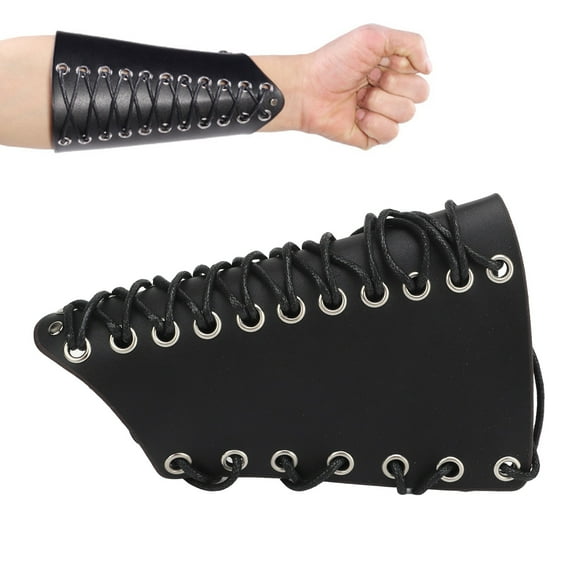 Bras Protecteur de Tir à l'Arc, Gourad en Cuir Artificiel Durable Outils de Bras pour la Peau pour le Tir à l'Arc