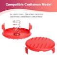 thumbnail image 3 of Eyoloty 2Cap+2Spring CMZST120SC Replacement String Trimmer Spool For CRAFYSMAN CMZST0653, 3 of 7