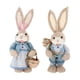thumbnail image 1 of 2 figuras de conejo de Pascua hechas a mano, adornos de conejo de paja artificial. estilo D, 1 of 9