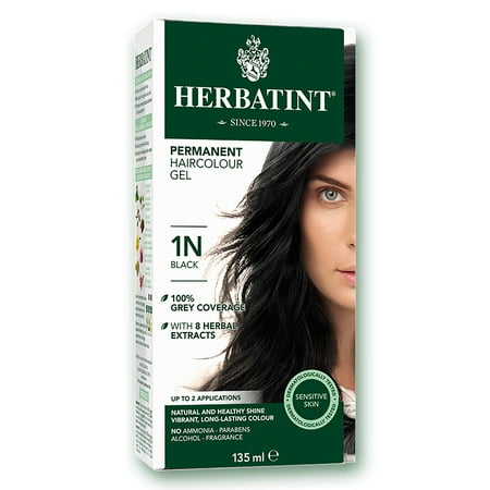 Herbatint Natural Permanent Herbal Hair Colour Gel 1N Black 135mL - Without ammonia and paraben. Suitable for Vegans | Walmart Canada Herbatint Natural Permanent Herbal Hair Colour Gel 1N Black 135mL - Without ammonia and paraben. Suitable for Vegans | Walmart Canada