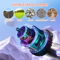 thumbnail image 3 of LENOGE Hoverboard, 8.5" Tire, 500W Powerful Motor Hover Board with LED Lights, 8.5" All Terrain Self Balancing Electric Scooter for Teen, 3 of 8