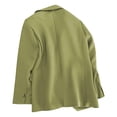 thumbnail image 7 of ClodeEU Women's Notched Lapel Open Front Lightweight Blazer,Casual Loose Office Suit Jacket Mint Green,Women's Plus XL, 7 of 7