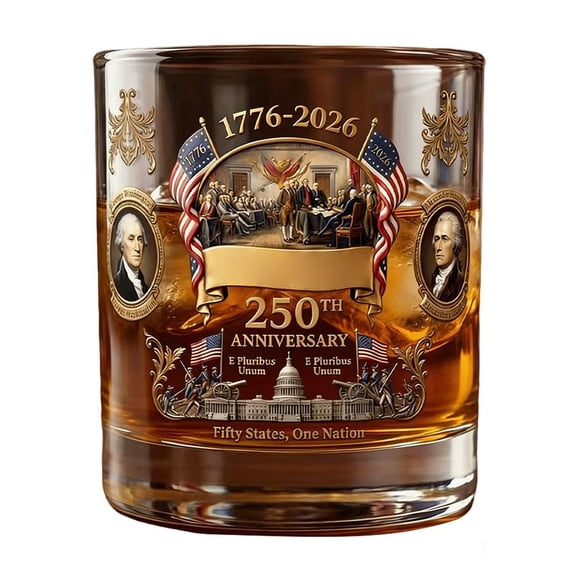 250th Anniversary Whiskey Bottle,. 250th Anniversary Commemorative Whiskey Bottle We The People Heritage Decanter,Gifts for Fathers Day,July 4th,Veterans & Collectors