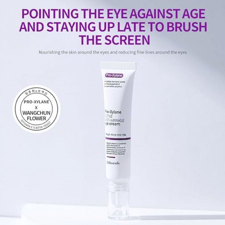 DEleventh Korea Pro-Xylane Eye Cream 20g / Anti-Aging Active Eye, Anti-Oxidation, Fade Fine Lines around Eyes, Remove Dark Circles, Prevent New Wrinkles and Repair Eye Skin, Rejuvenate Your Eye Area