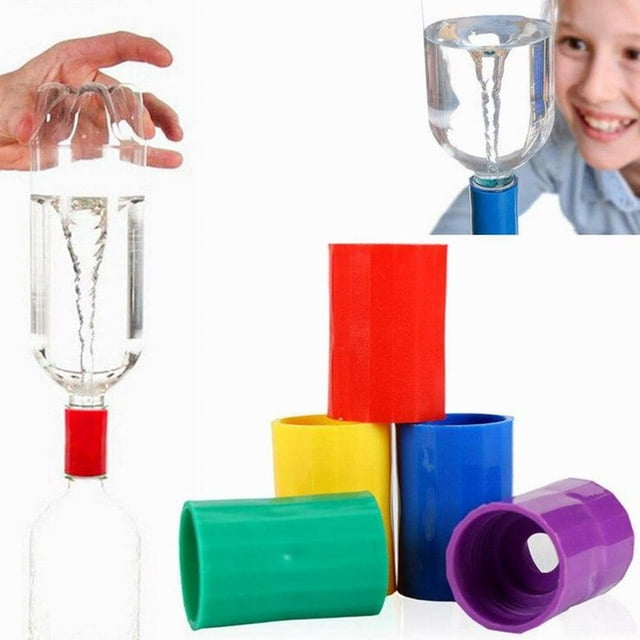 LEEYNEER Tornado Vortex Bottle Water Connector Science Cyclone Tube Experiment Lot U6