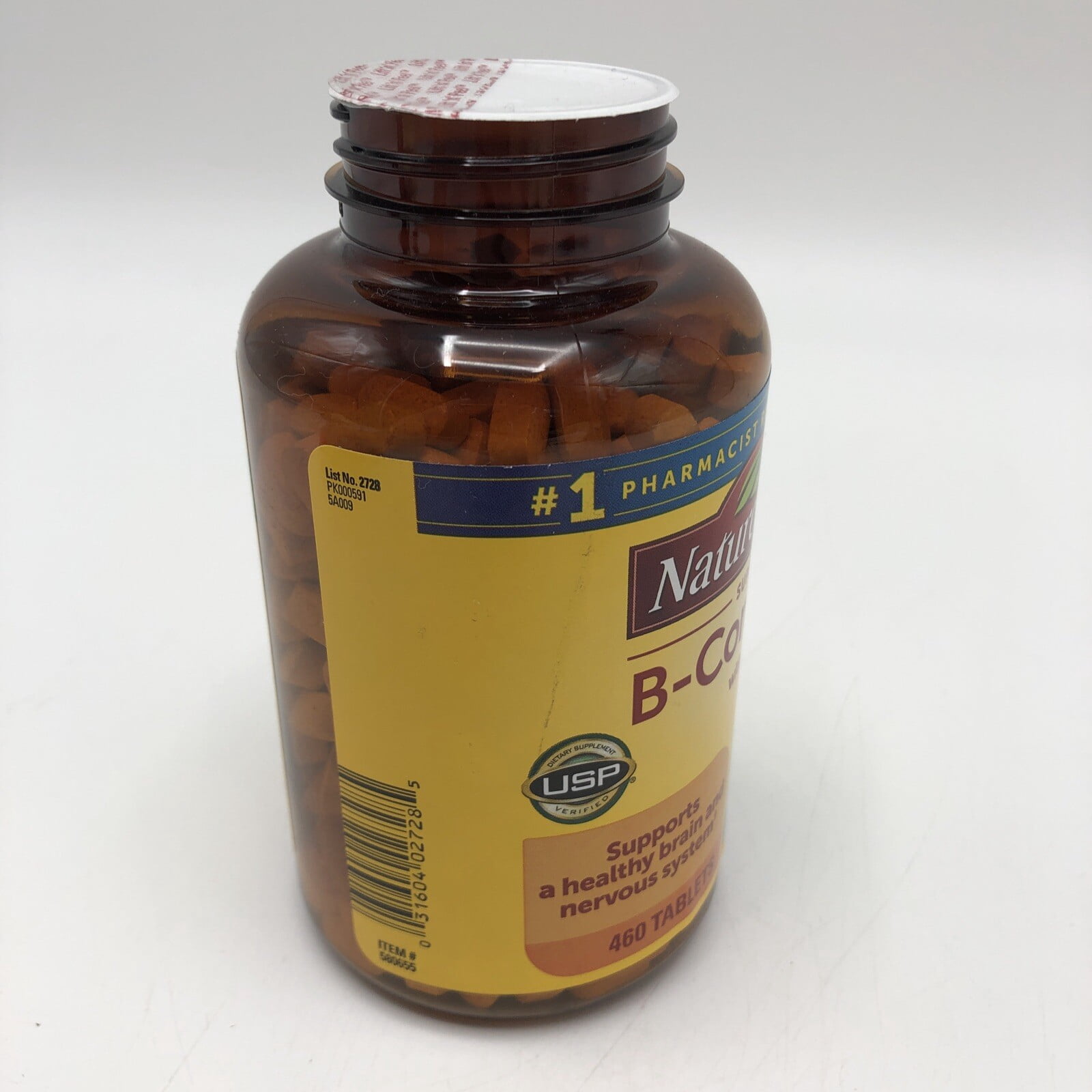 Nature Made Super B-Complex With Vitamin C & Folic Acid Tablets, 100 Count