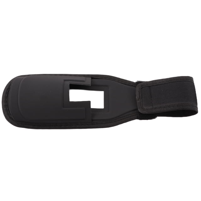 Cinturón ajustable para caña de pescar, color negro, resistente al agua y al desgarro, para dispositivo de control de pesca (patrón plano)
