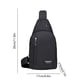 thumbnail image 3 of Fashionable Embroidery Shoulder Crossbody Bag Large Capacity Watertight Backpack With Data Hole, 3 of 6
