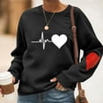 thumbnail image 2 of Sweatshirt Hoodie Shirts Trendy Plus Size Long Sleeve Blouses for Women Fall Plus Size Fall Tops My Items Ordered by Me Recently, 2 of 5