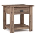 thumbnail image 3 of Table Basse Monroe en Acacia de 38 Pouces de Large avec 2 Tables d'Appoint de 22 Pouces de Large en Brun Vieilli (3 Pcs), 3 of 10