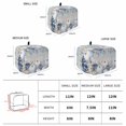 thumbnail image 6 of Coastal Fall Toaster Cover 2 Slice, Thanksgiving Blue White Pumpkins Leaves Wooden Dustproof Bakeware Oven Protector with Top Hook, Waterproof Small Kitchen Appliance Toasters Dust Cover, 11"x6"x8", 6 of 9