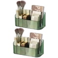 thumbnail image 1 of Bandejas organizadoras de maquillaje SUNFICON Crystal Green (paquete de 2), 1 of 8