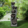 SunJet 5Tiers Indoor/Outdoor Garden Water Fountain 42.5inches Modern
