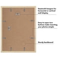 thumbnail image 4 of Americanflat 12x16 Picture Frame with Polished Plexiglass with 9x12 Mat 2 Pack Display Photo - Natural Oak, 4 of 8