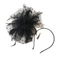 thumbnail image 1 of Sombrero Malla Formal para Mujeres Negro Jinwen Fascinator Velo Diadema, 1 of 8