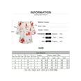 thumbnail image 6 of Gvmfive Women Off The Shoulder Tops Ruffle Half Bell Sleeve Floral Print Casual T-shirt, XL, 6 of 6
