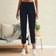 thumbnail image 2 of Comdrip Womens Pants Elastic Waist, Women's Pants with Pockets High Waisted Sweatpants Travel Athletic Work Pants for Women Women's Pants Black L, 2 of 9