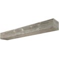 thumbnail image 6 of 72" Rustic Wood Fireplace Mantel, Wall-Mounted & Floating Shelf for Home Wall Decor, Rustic Cedar Wood Floating Farmhouse Shelf Handcrafted Wall Mounted for Bathroom, Gray, 6 of 14