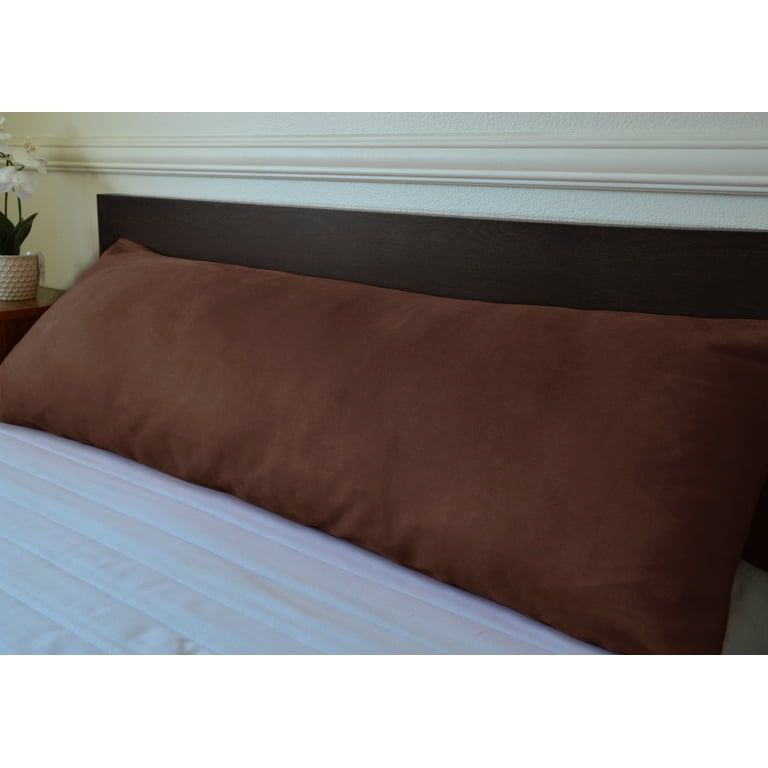 Faux leather online body pillow cover