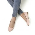 thumbnail image 4 of DREAM PAIRS Women's Sole-Simple Ballerina Walking Flats Shoes SOLE-SIMPLE PINK 7, 4 of 5