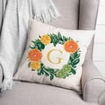 thumbnail image 3 of Creative Products G Monogram Citrus 18x18 Indoor / Outdoor Pillow, 3 of 3