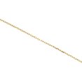 thumbnail image 4 of 10K Yellow Gold 1.20mm Oval Link Cable Chain Fancy Italian Necklace 22 Inch, 4 of 7