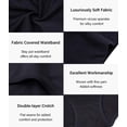 thumbnail image 4 of Culottes Taille Haute en Viscose pour Femmes, Douces et Respirantes, Culottes Couvrantes, 4 of 5