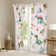 thumbnail image 3 of Castle Fairy Cute Dino Black Out Curtains,Dinosaur Curtains Pack of 2 (42x63 Each), 3 of 6