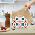 thumbnail image 2 of Yayeee Napkin Holder for Table Kitchen Paper Tissue Organization, Flowers Geometric Pattern, 2 of 8