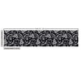 thumbnail image 3 of Ambesonne Victorian Fabric by the Yard Upholstery, Bicolor Baroque Ornaments, 5 Yards, Pale Grey and Black, 3 of 5