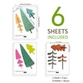 thumbnail image 5 of Cadorn Multicolor Tree - themed Decorative Wall & Window Decal - 14.8x21cm Mobile - friendly Affixed Sticker, 5 of 7