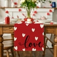 thumbnail image 2 of Sm:)e Red Love Heart Valentine Table Runner 13 x 48 Inch, 2 of 7