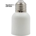 thumbnail image 2 of TORCHSTAR E26/E27 to E39/E40 Adapter, E39/E40 Light Base Converter, Heat Resistant, Maximum 250V 300W, Pack of 4, 2 of 7