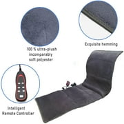 iFCOW Full Body Massage Mat Pad with Heat,Vibration Massage Mat with 2 Heat Pad & 10 Vibration Motors,Back Massage Bed / Chair Pad with Auto Shut Off,Christmas,Birthday gifts