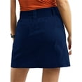 thumbnail image 3 of Solid Women's Athletic Running Relaxed Fit Tennis Skirts with Shorts Pockets Golf Hiking Skorts, 3 of 6