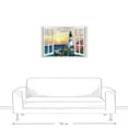 thumbnail image 3 of Creative Products Sunset Lighthouse Window 24x36 Canvas Wall Art, 3 of 4