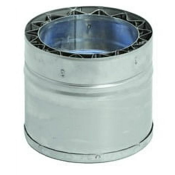 Duravent W2-TC4 4" Double Wall Tee Cap From The Fasnseal Series - Stainless Steel