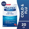 Mucinex Fast-Max Adult Cold, Flu and Sore Throat Caplets, 20 Count