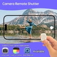 thumbnail image 3 of Anillo de desplazamiento para TikTok, control remoto inalámbrico para iPhone/Android, navegación manos libres, 8 botones, batería 30 días, blanco, 3 of 8