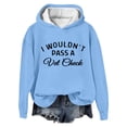 thumbnail image 1 of WEAIXIMIUNG Chandail en Molleton pour Femmes Col Rond Mode Féminine Imprimé Lettre Chandail à Capuchon Décontracté Coupe Ample Pull Chandail en Molleton, 1 of 2