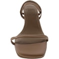 thumbnail image 3 of Journee Signature Womens Lenonn Leather Square Toe Heels, 3 of 3
