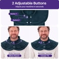 thumbnail image 3 of KEKOY FSA/HSA Heating Pad for Back, Neck & Shoulders Relief, Extra Large Electric Heat Pad 24"x37", 4 Heat Settings, Auto Shut-off & Machine Washable, Gifts, Dark Green, 3 of 12