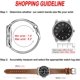thumbnail image 5 of Correas de reloj de piel, correa de reputo de piel de liberación rápida para hombr o mujer, reloj transicional o igent de 18 mm, 20 mm, 22 mm, 5 of 5