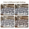 thumbnail image 7 of ODIKA 8'x10' Washable Area Rug Scatter Delicate Pink Scroll Motif Boho Entryway Decorative Entry for King Size Bedroom Under Bed, Master Suite, Non-Shedding, Easy Care, 7 of 7