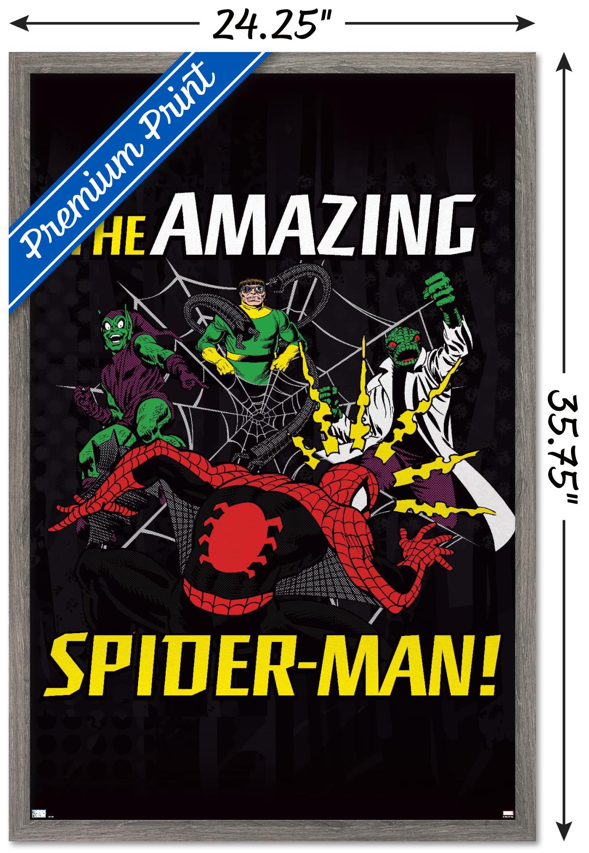 Marvel Comics Spider-Man - Villains Web Wall Poster, 22.375