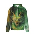 thumbnail image 3 of Fancifize Mens Hoodies Novelty 3D Printed Hooded Pullover Sweatshirt Dragon Graphic Long Sleeve Casual Workout Hoodie Sweater Sweatshirt, 3 of 4