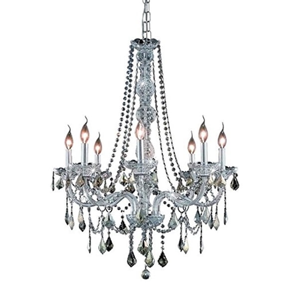 Elegant Lighting Verona 28" 8 Light Royal Crystal Chandelier