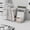 Medium size cannot be stacked, variant on Clear Snack Organizer Bin, Pantry Storage Container No Lid, Plastic Food Organizer for Chips Candy Packets, Kitchen Cabinet Countertop Fridge Organizer